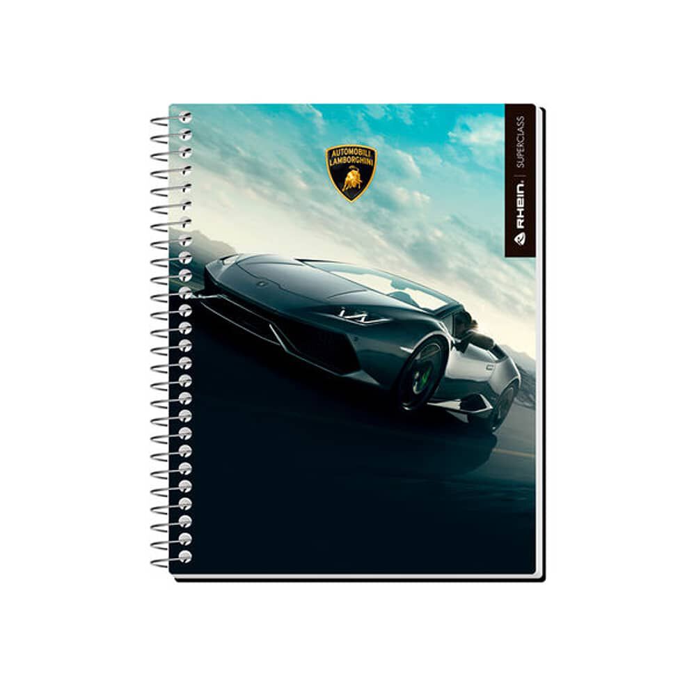 Pack 5 Cuadernos Lamborghini Rhein Carta 120 Hojas Tapa Dura image number 2.0