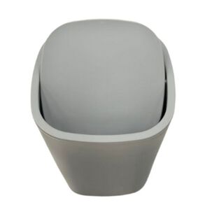 Cesto De Basura Papelera Gris 26.3x20cm