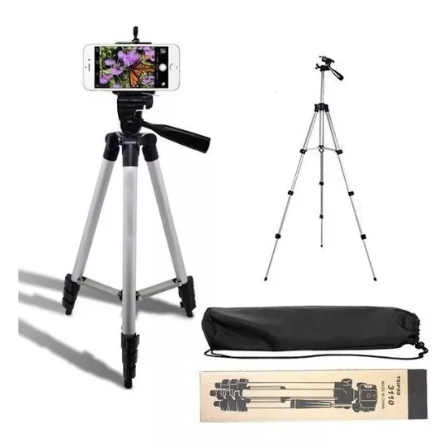 Tripode Ajustable Portatil Para Celular Camara Proyector image number 3.0