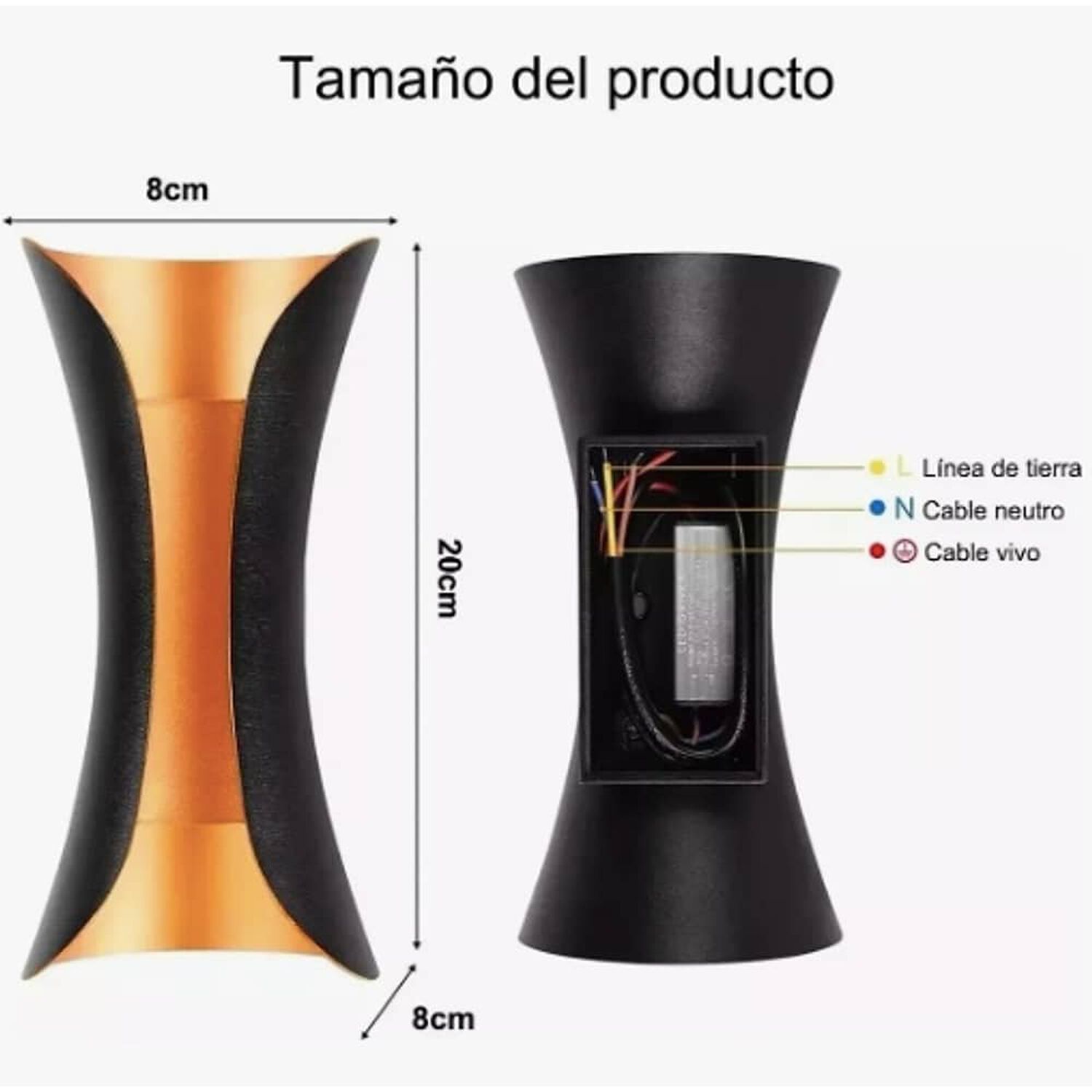 Aplique Led C&aacute;lida Moderno Impermeable image number 1.0