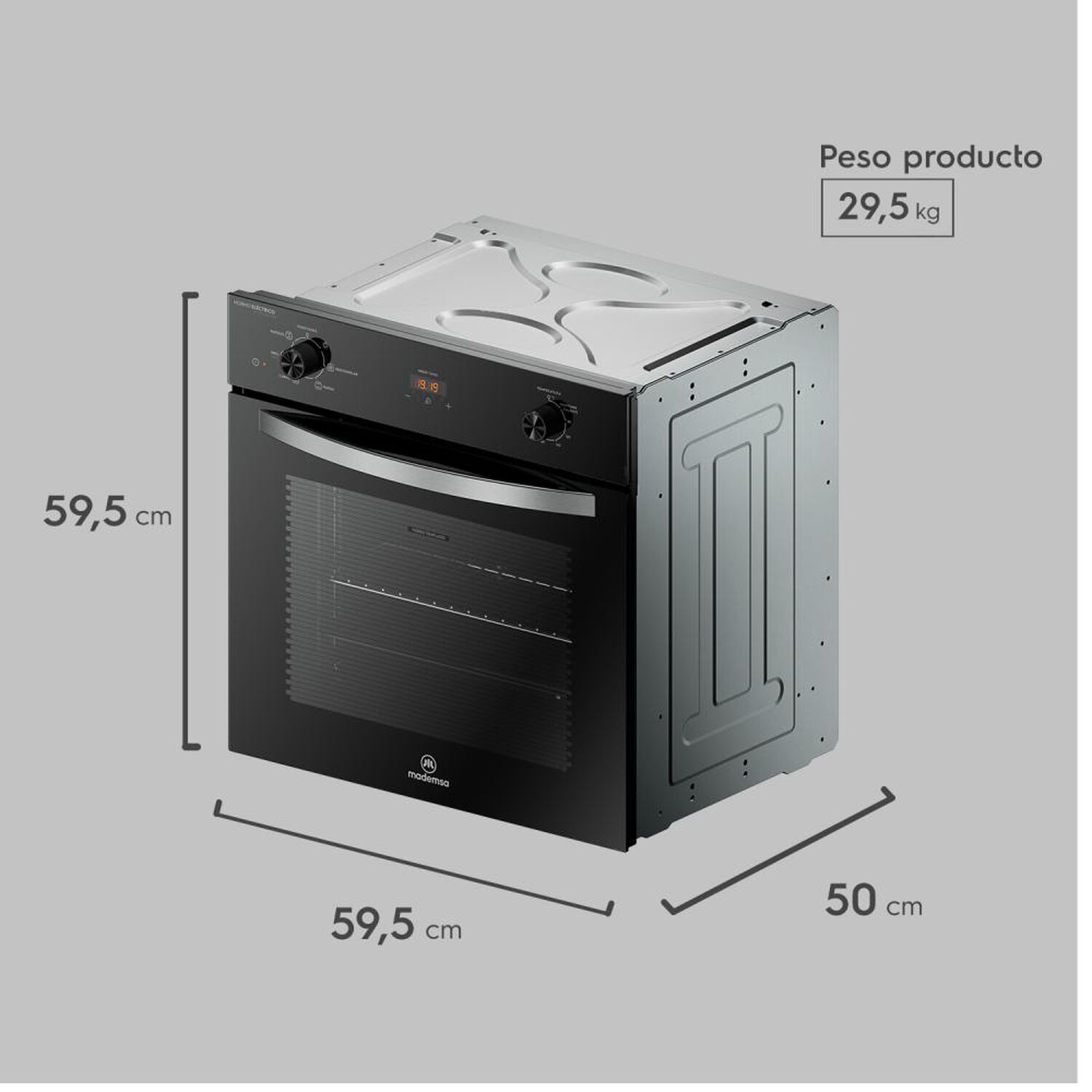Horno Empotrado Mademsa Om6cb / 50 Litros image number 2.0