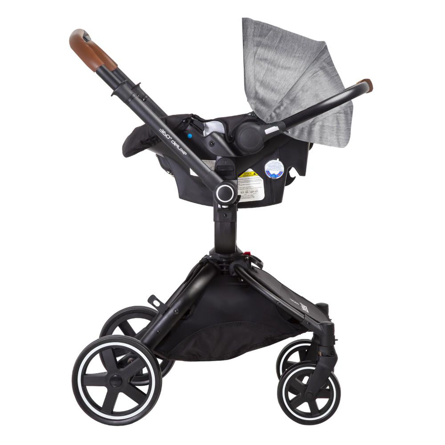Coche Cuna Travel System Bebesit Deluxe 360&deg; Sx Gris image number 2.0