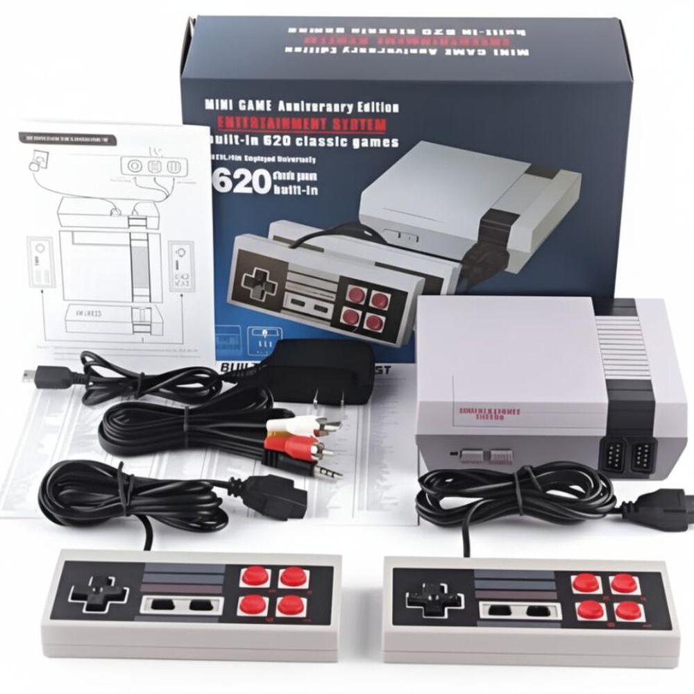 Máquina Clásica De Juegos – Estilo Nintendo, 620 Recuerdos image number 0.0