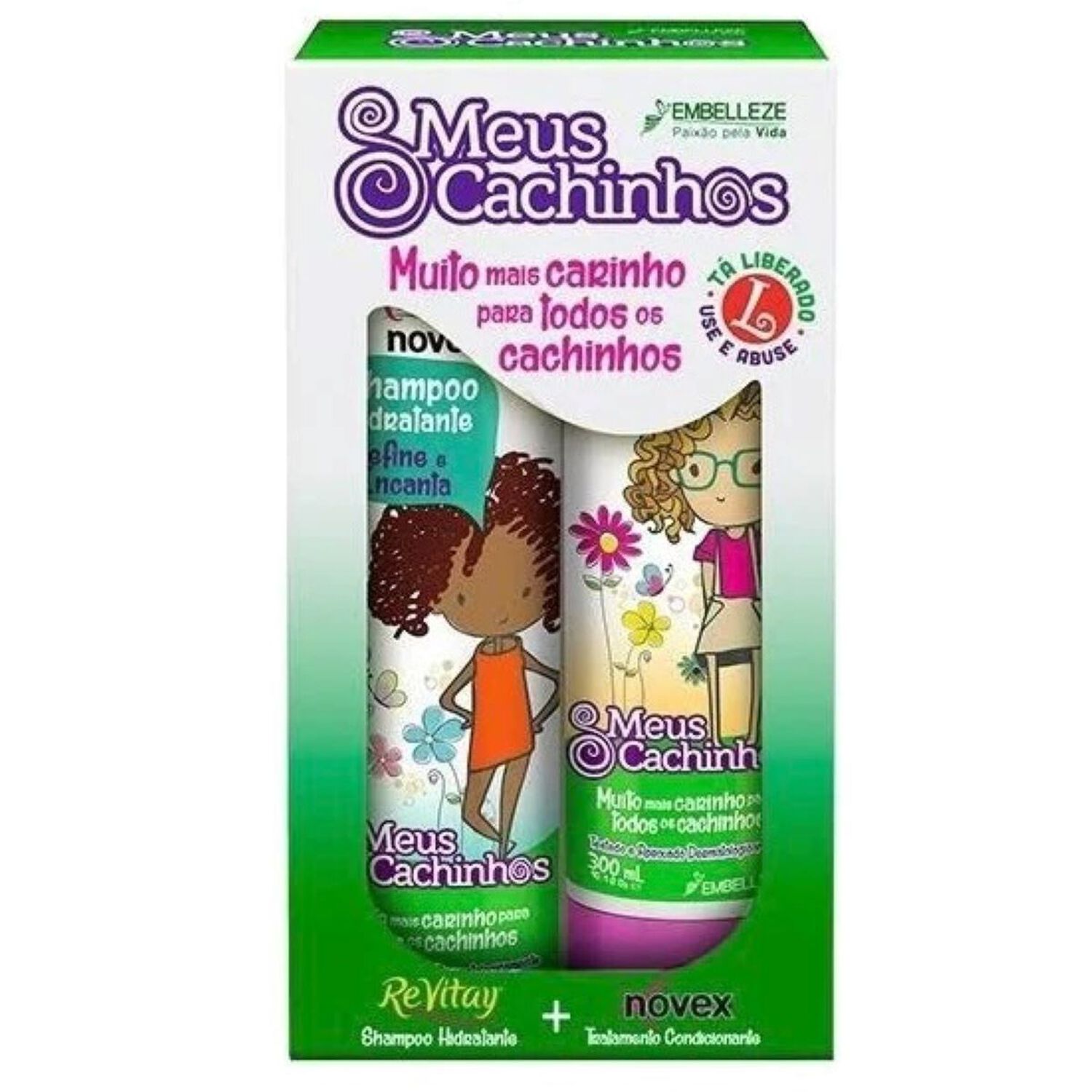 Kit Shampoo Y Acondicionador Meus Cachinos 300ml Novex image number 2.0