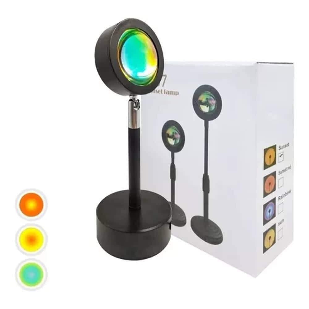 Lampara Sunset Sun Rainbow Proyecci&oacute;n Puesta De Sol Premium image number 0.0