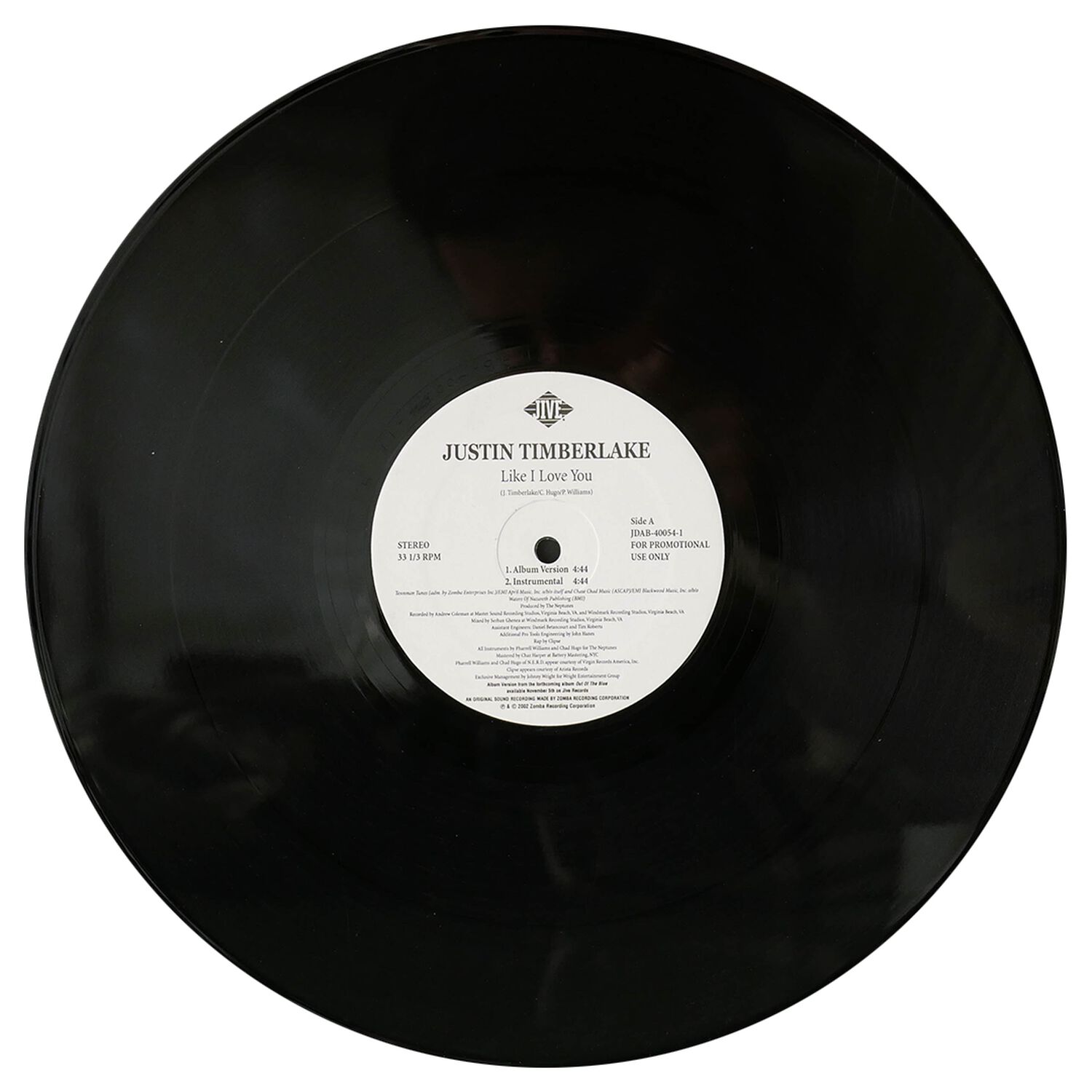 Justin Timberlake - Like I Love You (promo) | 12" Maxi Single Usado image number 1.0