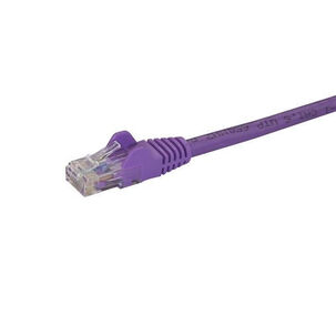 Cable De Red 3m Púrpura Cat6 Ethernet Gigabit Sin Enganches