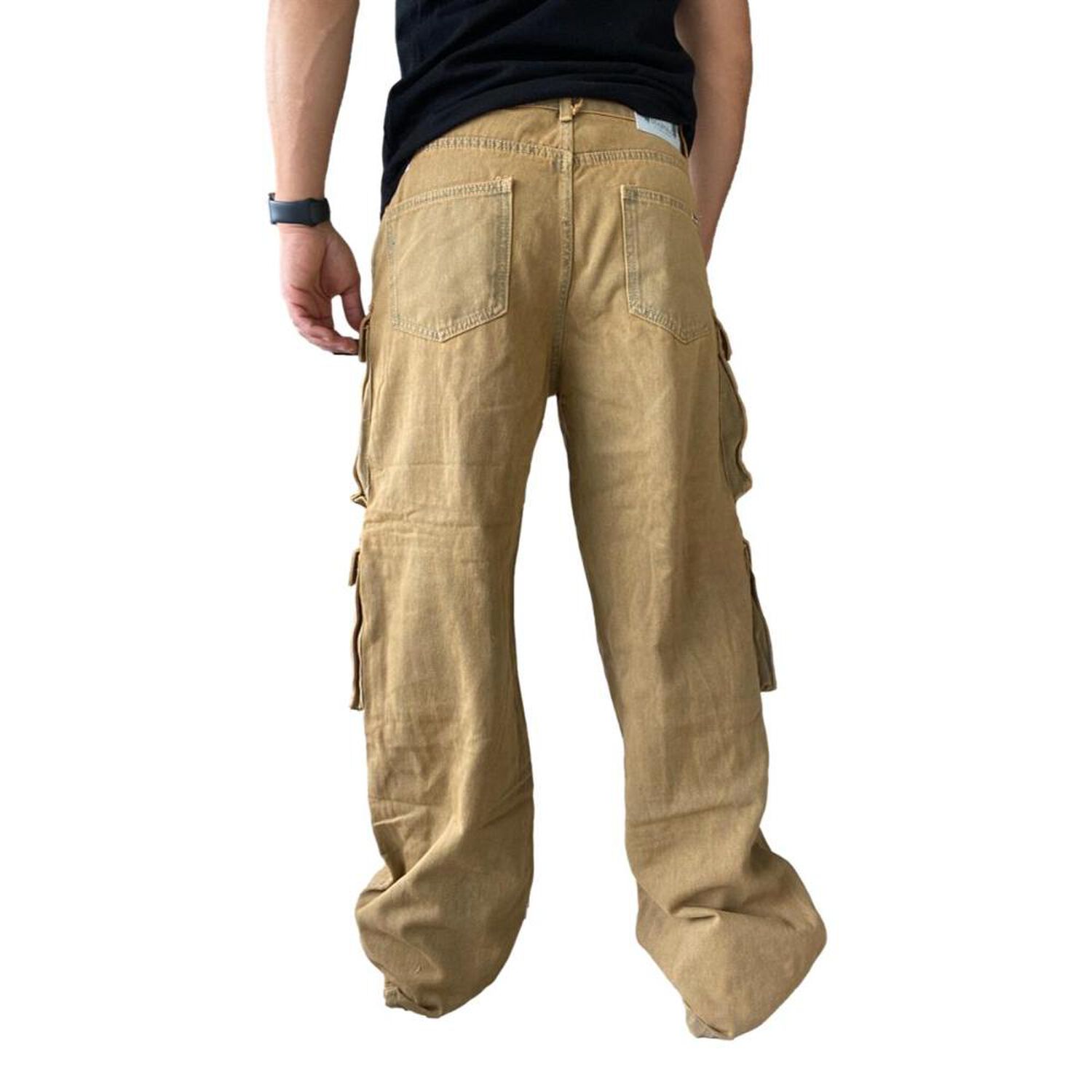Jeans Di&aacute;bolo Cargo Ancho Wide Leg Hombre image number 17.0