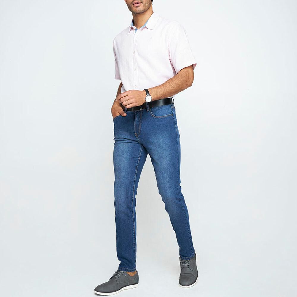 Camisa Oxford Manga Corta Hombre Peroe image number 4.0