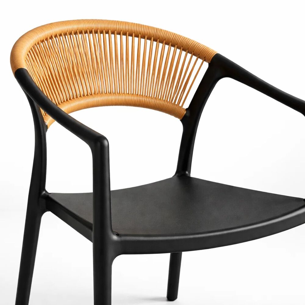Silla Minimalista Rat&aacute;n Respaldo Curvo Verona image number 5.0