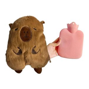 Guatero Capibara Peluche Kawaii Bolsa Agua Caliente Masaje 300ml