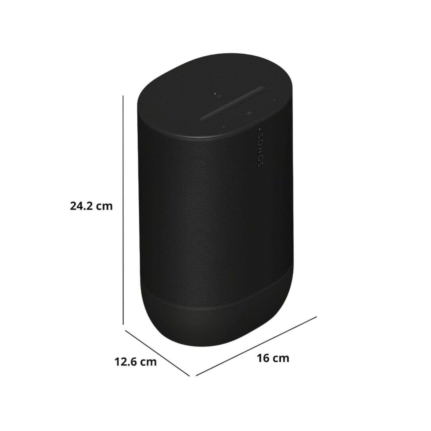 Parlante Bluetooth Sonos Move 2 Wireless Wifi Negro image number 3.0