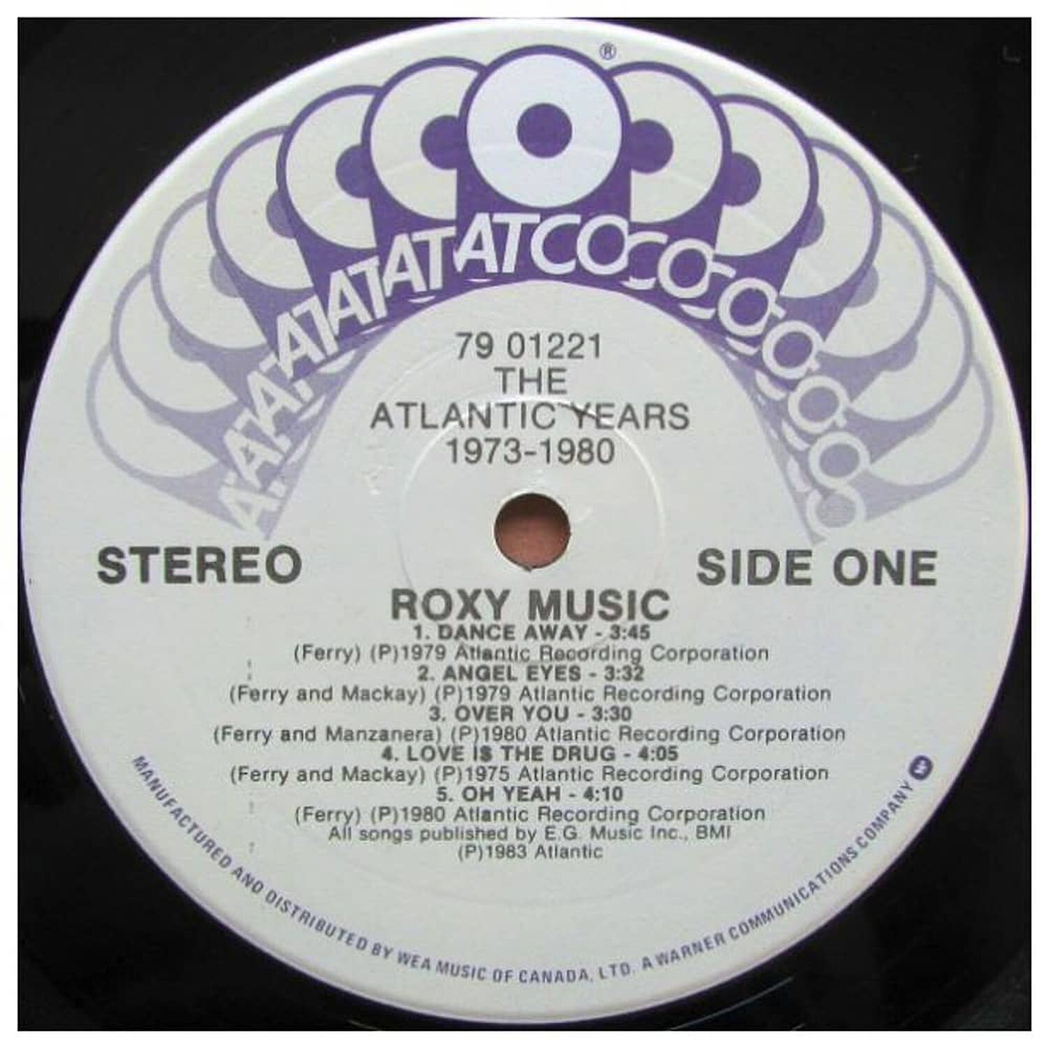 Roxy Music - Atlantic Years 1973-1980 | Vinilo Usado image number 2.0