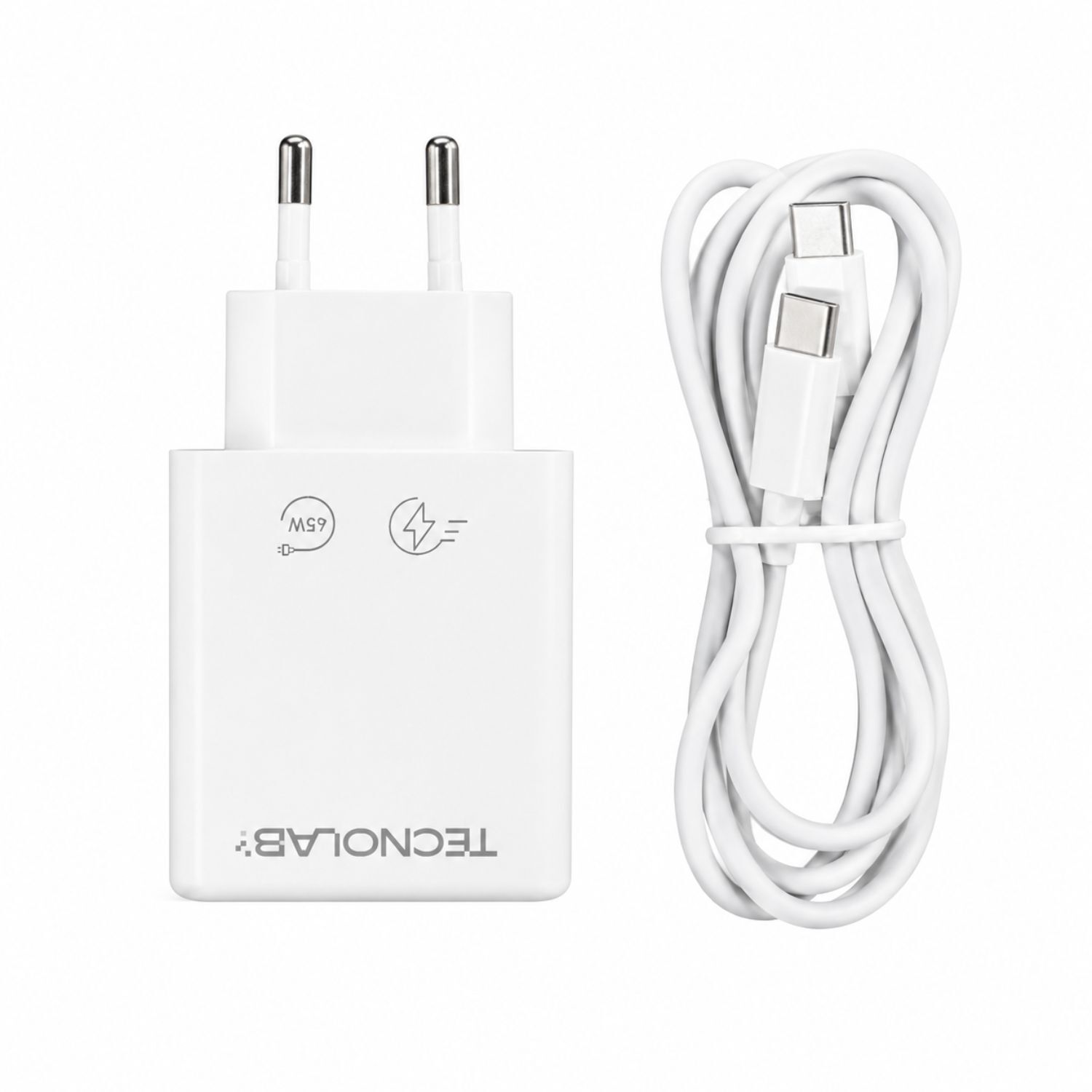 Cargador R&aacute;pido Pd 45w Qc 3.0 Usb-c Con Cable - Ps image number 0.0
