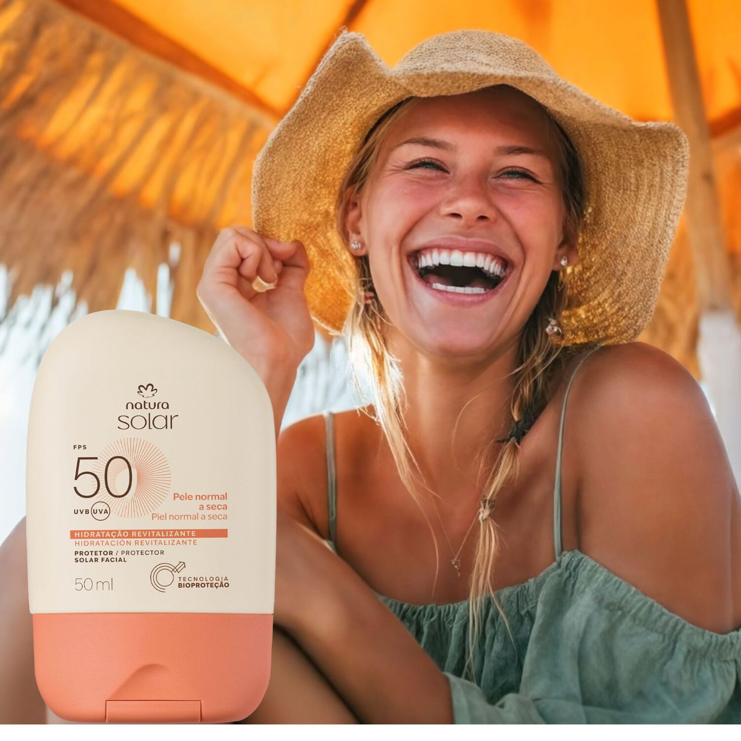 Protector Solar Facial Piel Normal A Seca Fps 50 Natura Solar image number 0.0