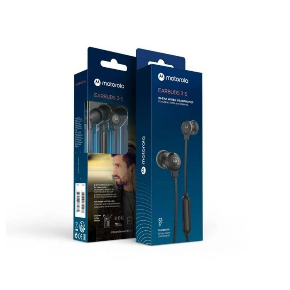 Audifonos Alambricos Manos Libres Jack 3.5mm Negro Earbuds3s image number 4.0