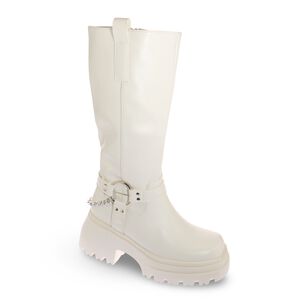Bota Cadena Blanco V&iacute;a Franca Art. 5xzn617bwhite