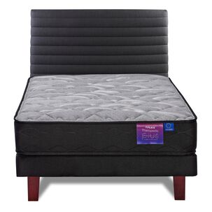 Cama Europea Flex Therapedic Plus / 1.5 Plazas / Base Normal + Respaldo