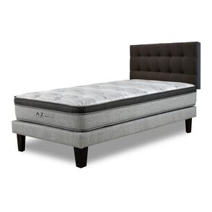 Cama Europea Az Home Boston / 1.5 Plazas / Base Normal + Respaldo