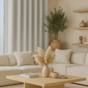 Cortina Engomada Termica 100% Blackout 140x225