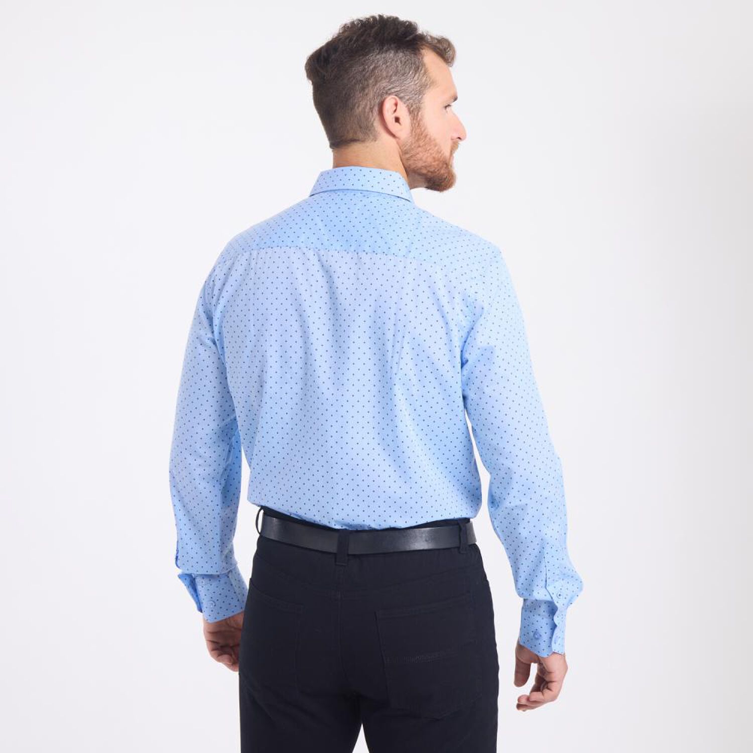 Camisa Estampada Regular Manga Larga Hombre Herald image number 3.0