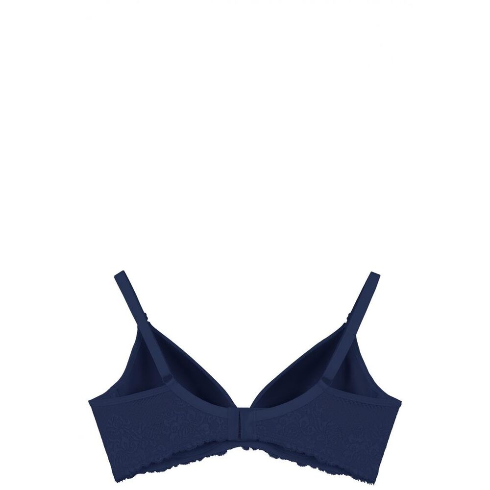 Sost&eacute;n Liso Encaje Azul 2rios image number 2.0