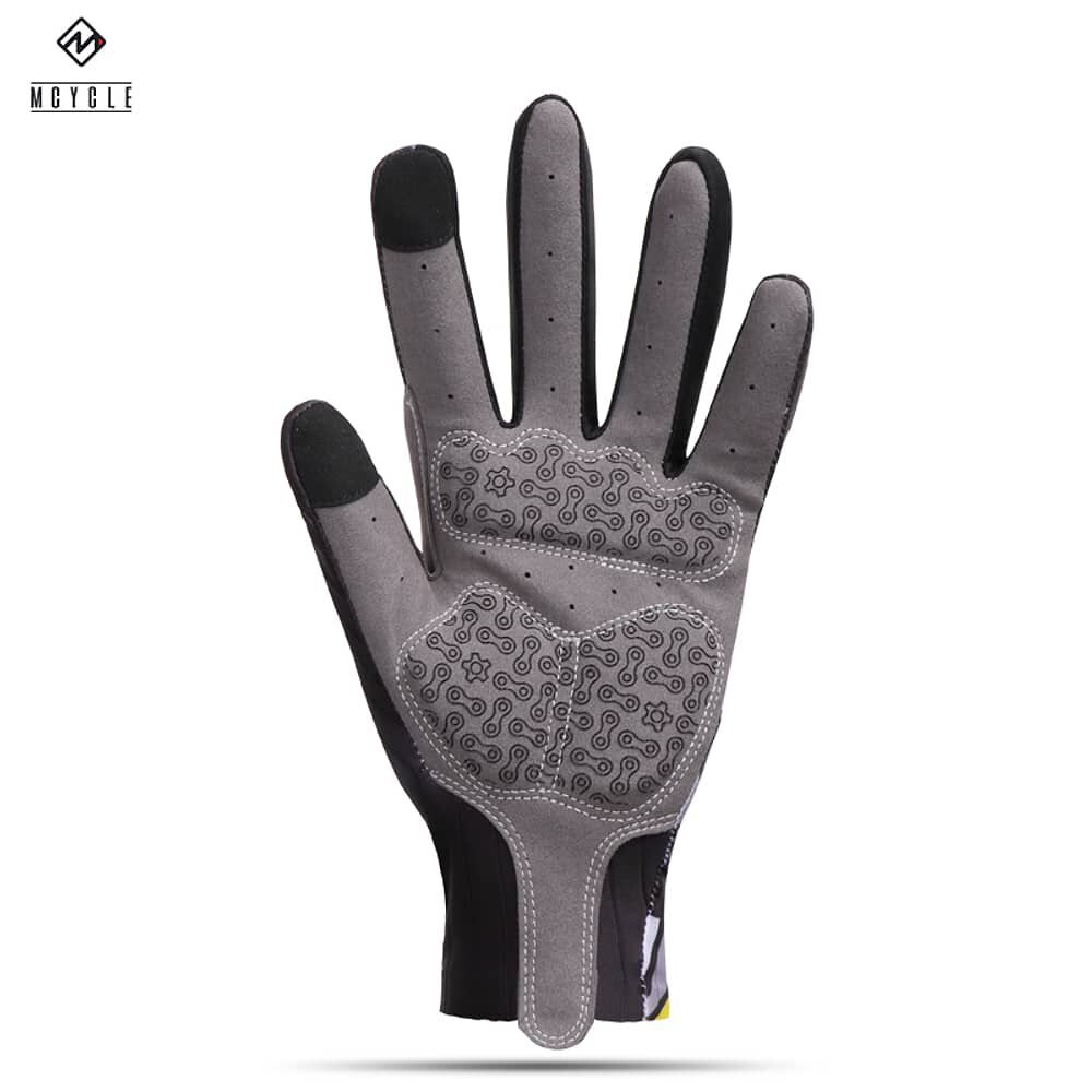 Guante Para Bicicleta Largo Ms003 Negro/rosado image number 1.0