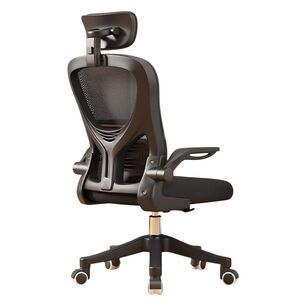 Silla De Escritorio 360&deg; Kikka Con Apoyacabeza Negra