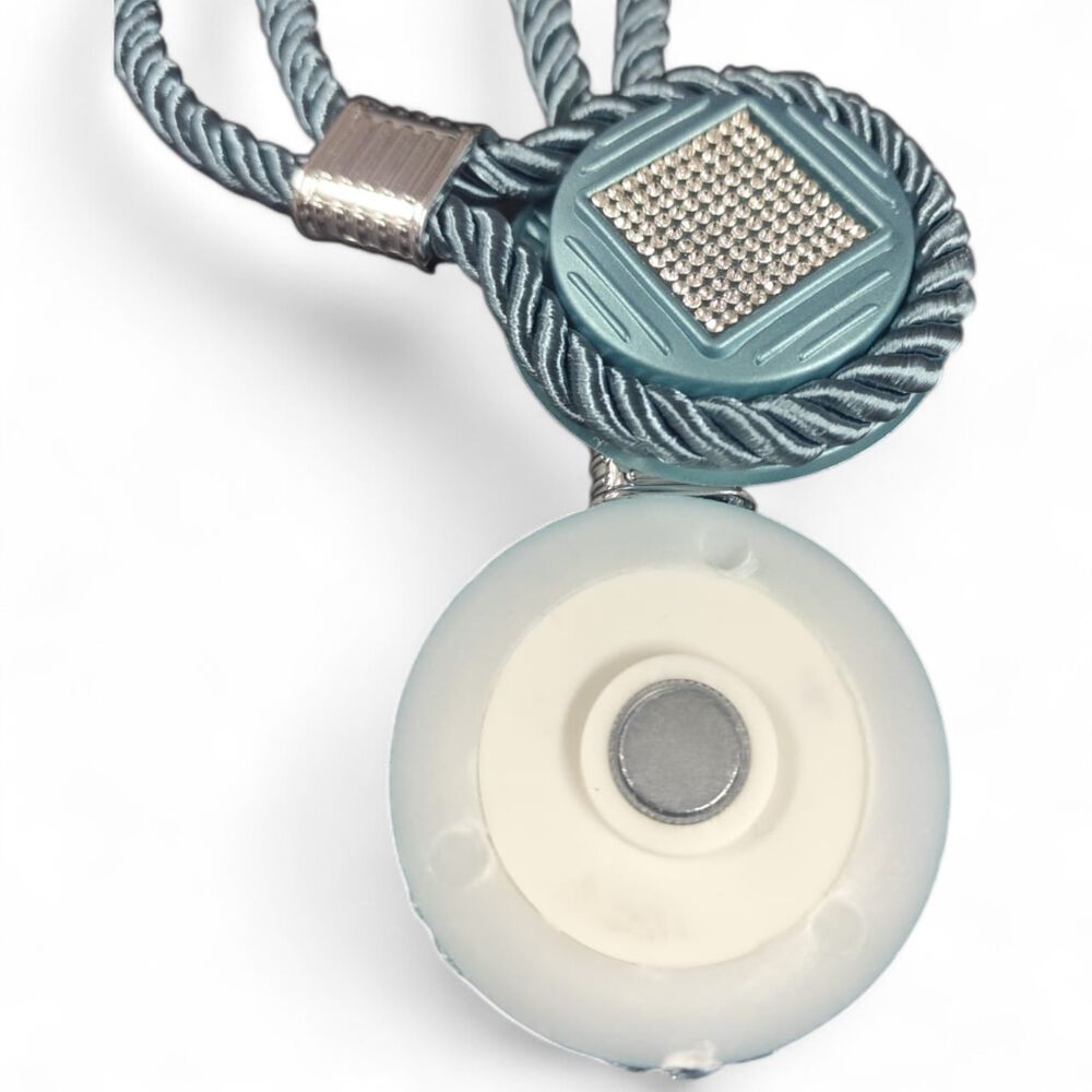 Pack De 02 Sujetadores Magn&eacute;ticos Para Cortinas Joyas Gris image number 2.0