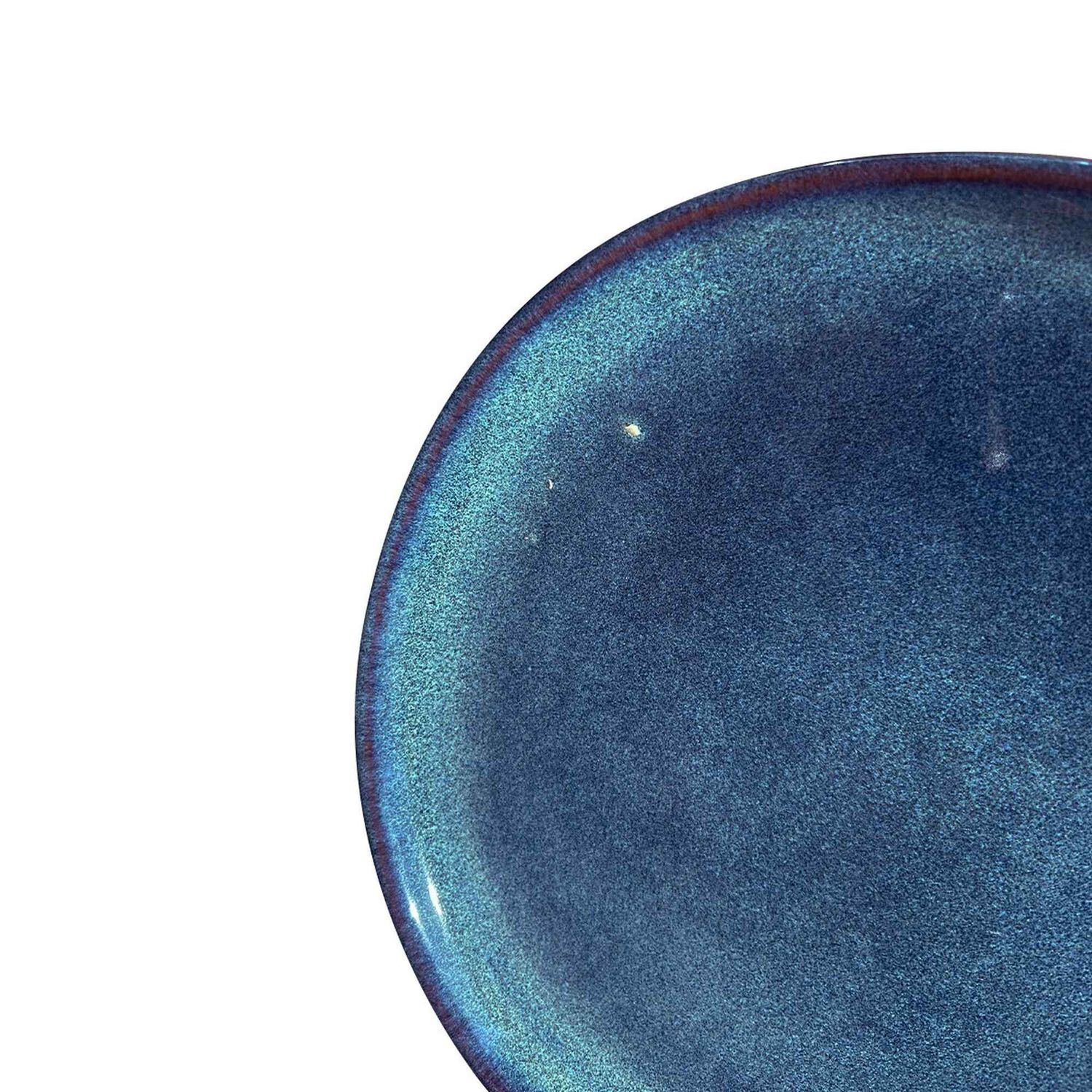 Set 6 Platos Redondo Ceramica Azul 21 Cm Linea Efes image number 7.0