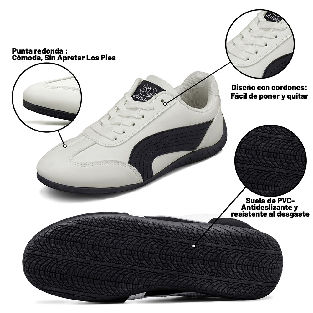 Zapatilla Urbana Deportiva Vintage Mujer Weide Xjh60 image number 8.0