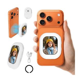 Mini Pantalla Selfie Magn&eacute;tica Con Luz Led Y Cable Usb-c Celular