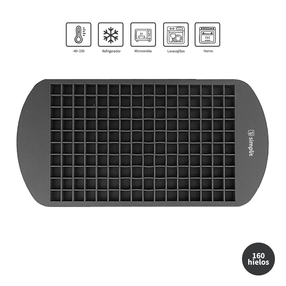 Cubeta De Hielo Silicona 160 Mini Hielos Simplit image number 4.0