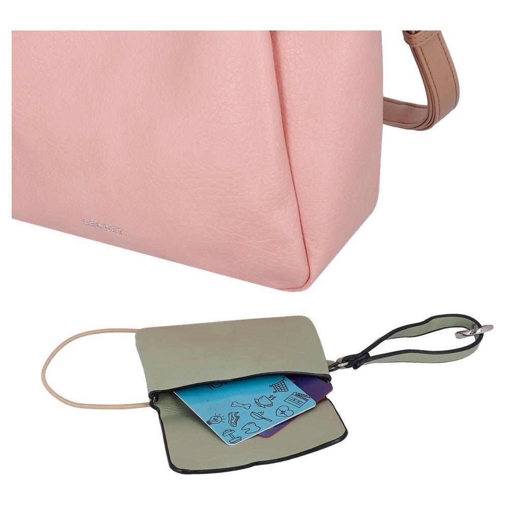 Bandolera Secret Zamora St6 S Rosado image number 5.0