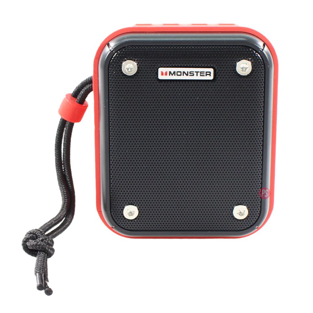 Parlante Monster Gk200 Rojo Bt 5.3 Con Micr&oacute;fono 52mm - Ps image number 1.0