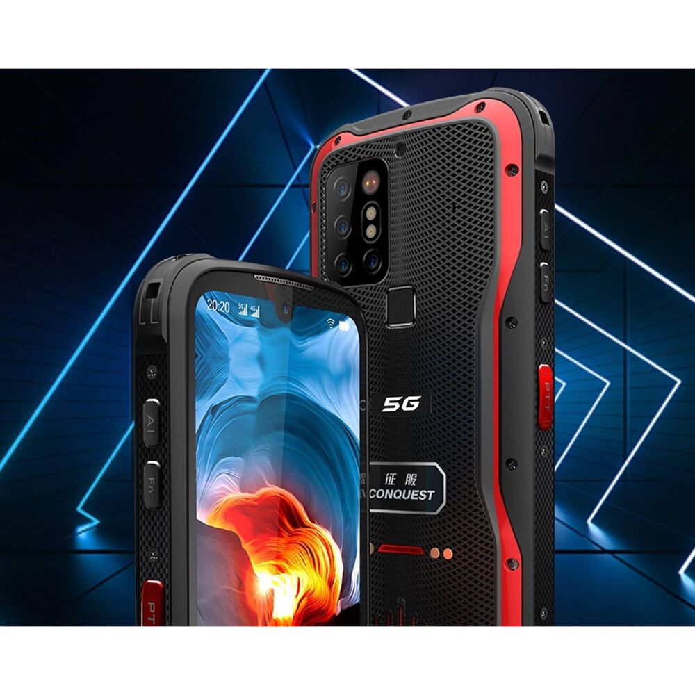 Enap Celular C&aacute;mara Intr&iacute;nsecamente Segura Conquest S20 Atex Resistente A Golpes, Polvo, Humedad Y Agua image number 3.0