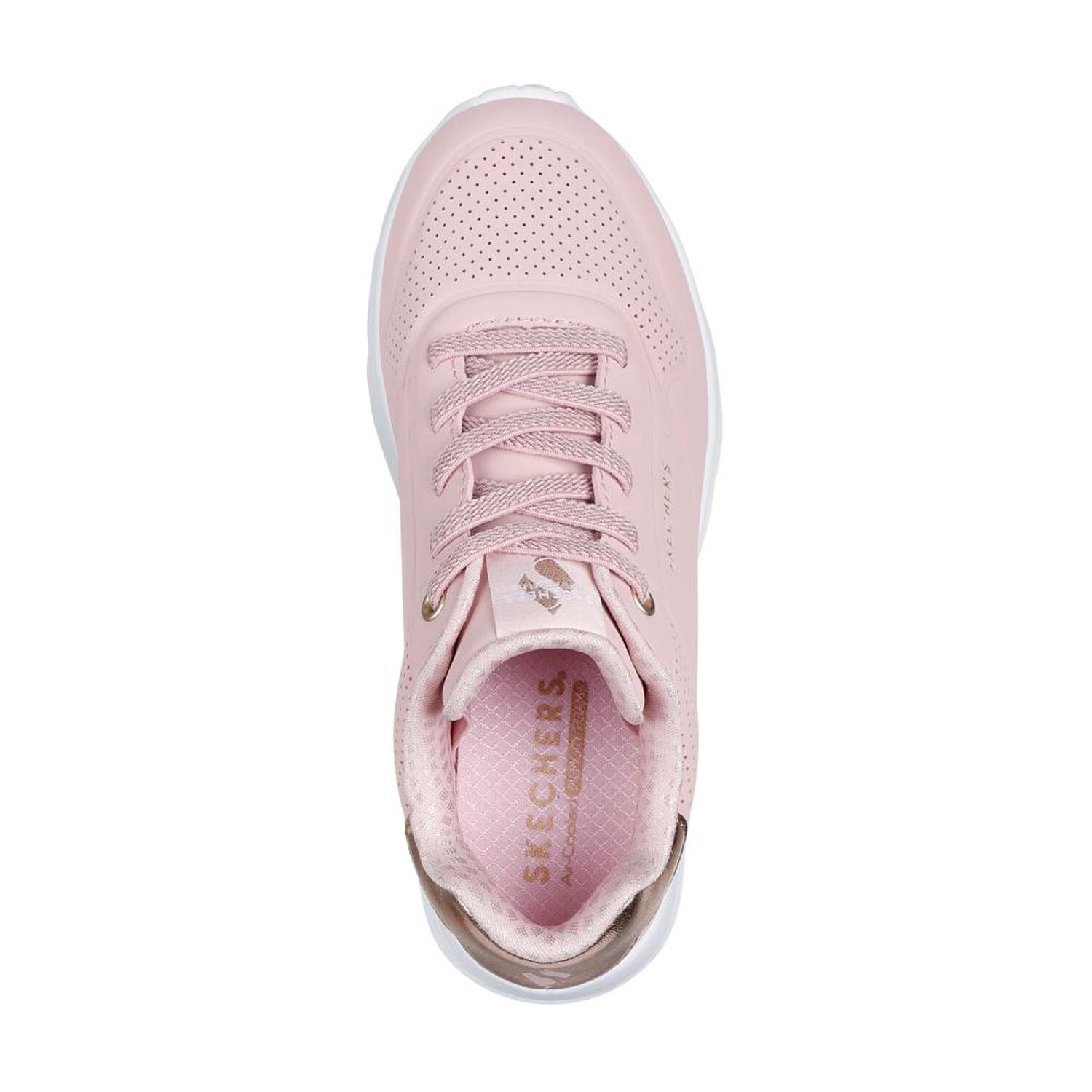 Zapatilla Infantil Ni&ntilde;a Skechers Uno Lite Rosado image number 4.0