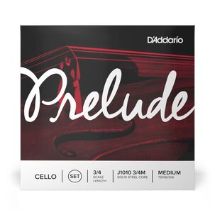 Set Cuerdas Cello Prelude 3/4 Med J1010 3/4m Daddario
