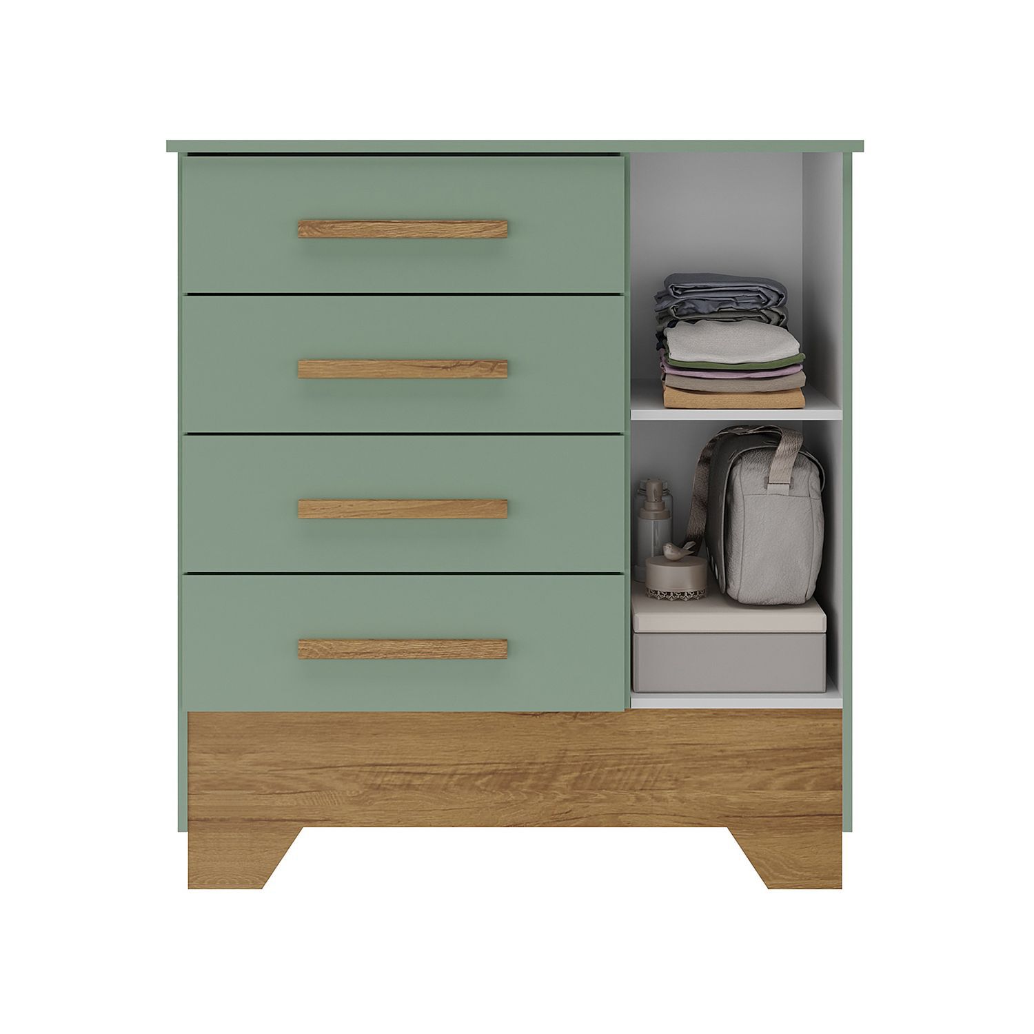 Comoda Di Poretti Design Catavento / 1 Puerta / 4 Cajones image number 1.0