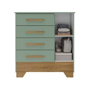 Comoda Di Poretti Design Catavento / 1 Puerta / 4 Cajones