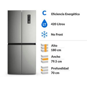 Refrigerador Multidoor Electrolux Dq79su / No Frost / 420 Litros / C