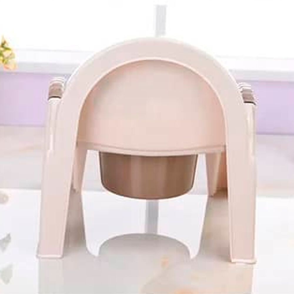 Silla Pélela De Plástico Portátil Con Espaldar Para Bebé image number 2.0