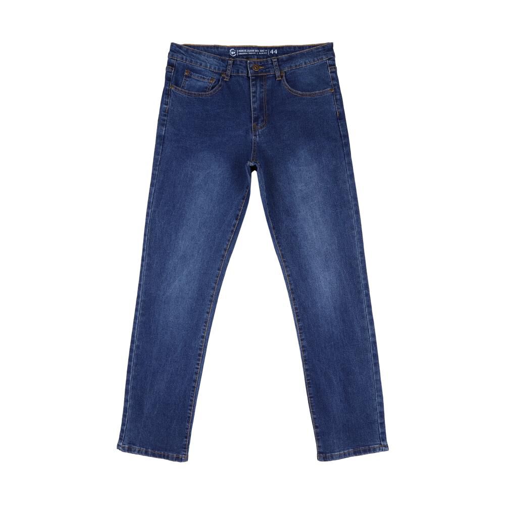 Jeans Regular Tiro Medio Slim Hombre Peroe image number 0.0