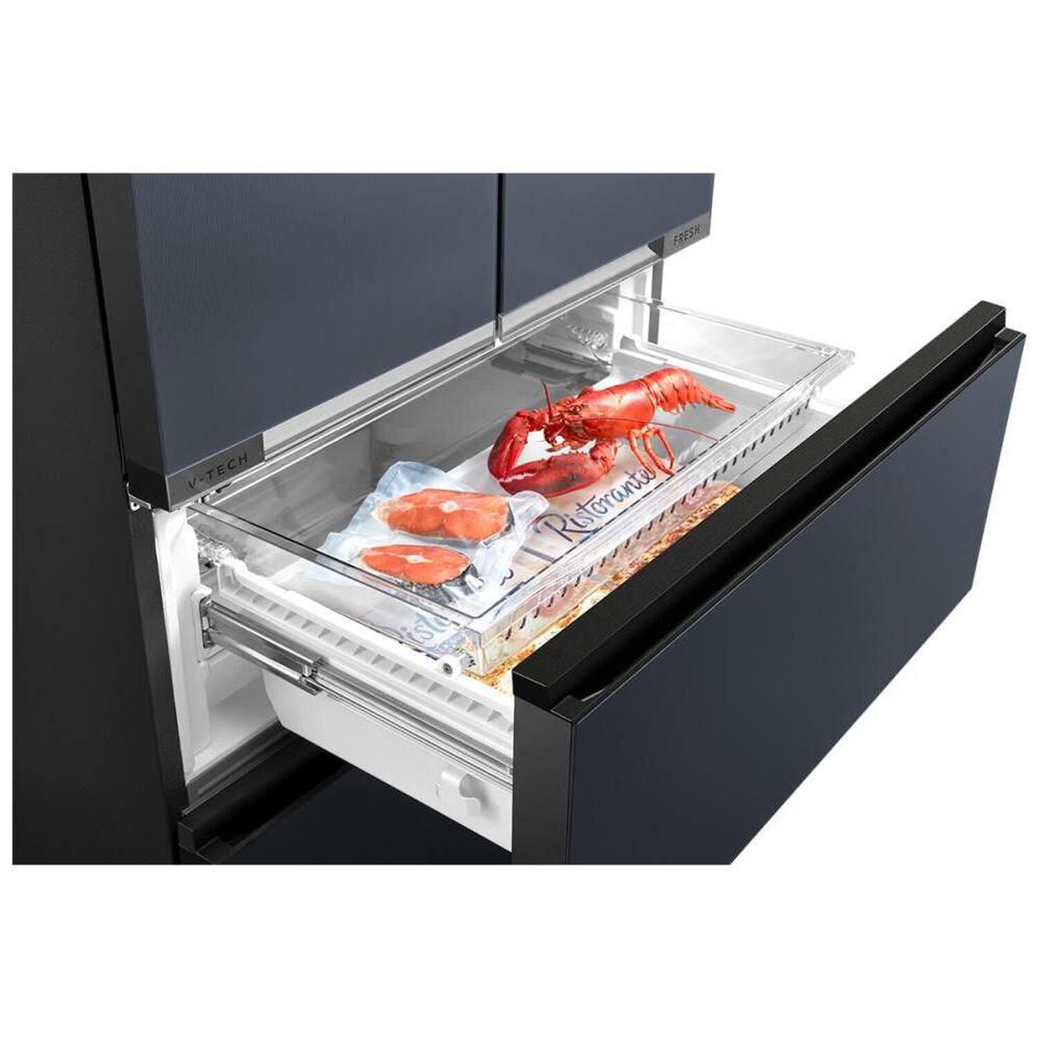 Refrigerador PERFECT FIT French Door Midea MDRFD705BIE70 / No Frost / 526 Litros / D image number 6.0