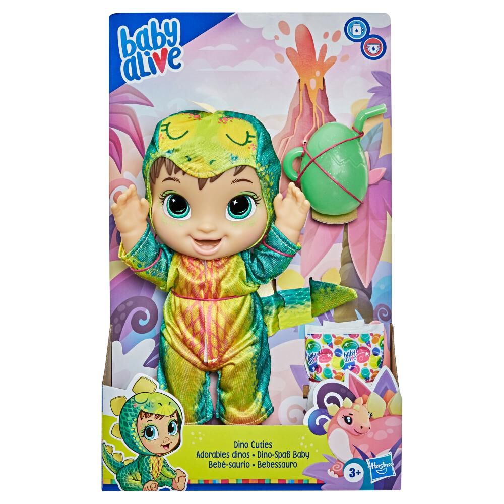 Mu&ntilde;eca Baby Alive Beb&eacute;-saurio Casta&ntilde;o image number 1.0