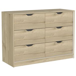 Mueble Comoda 4 Cajones 2 Puertas 77,6x107,1x41,6 Cm Café Claro