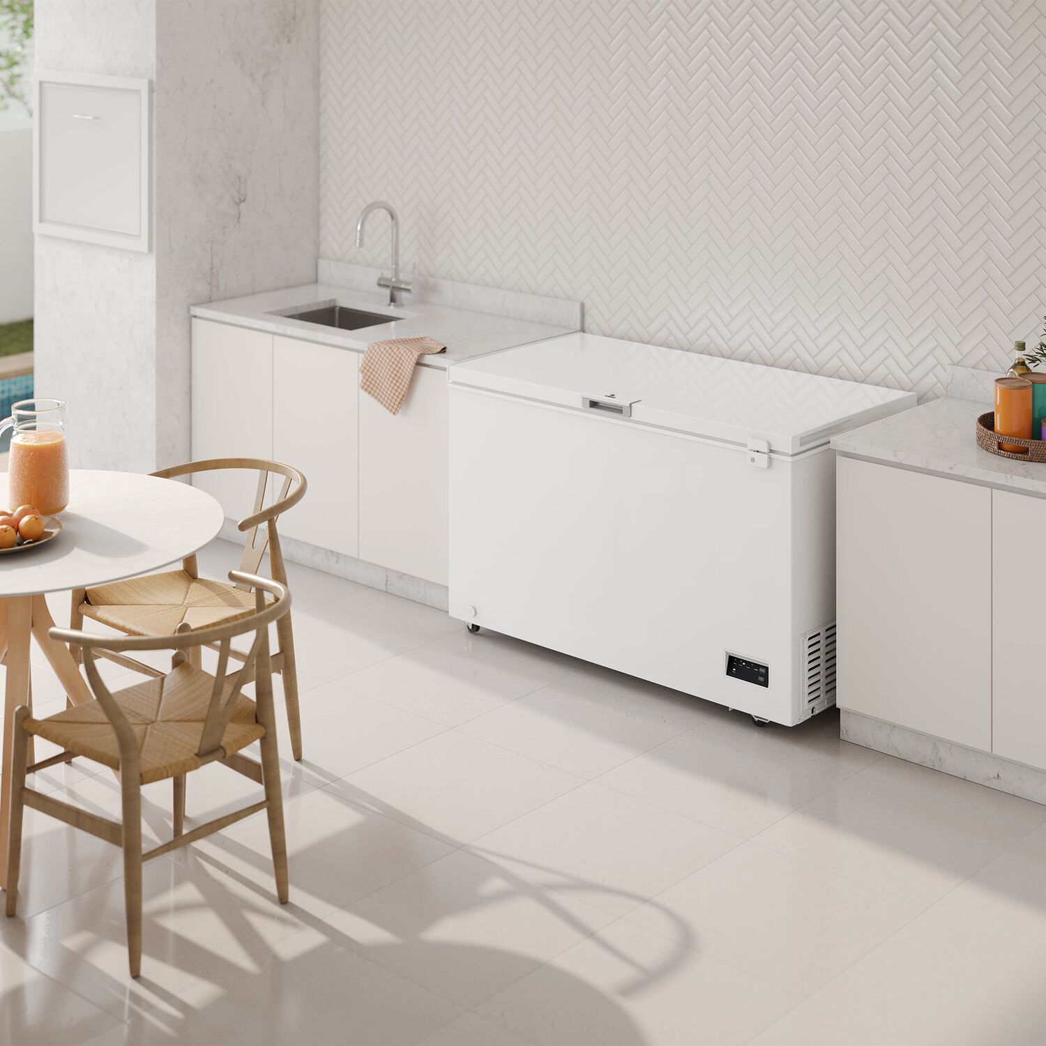 Congelador Freezer Horizontal Dual 371l Inverter Fr&iacute;o Directo M400di image number 9.0
