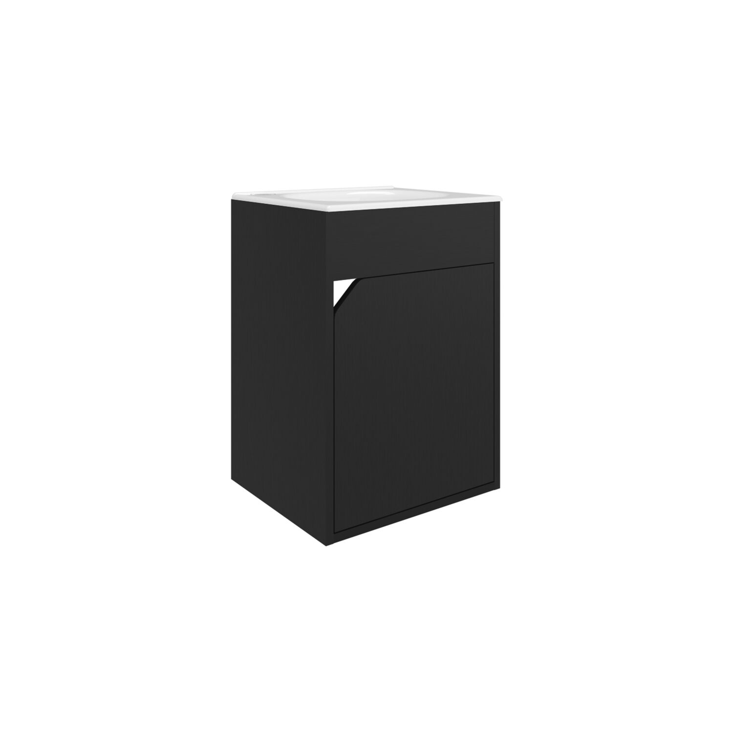Vanitorio Flotante 55x39.4x32 Cm 1 Puerta image number 0.0