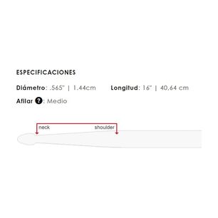 Baquetas Vic Firth 5a Nova Punta De Madera