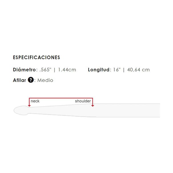 Baquetas Vic Firth 5a Nova Punta De Madera